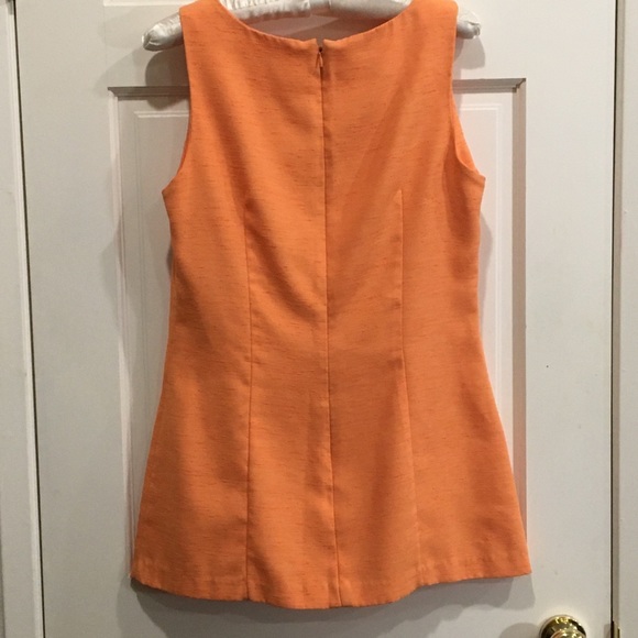 Moda Int’l Orange Tunic With Matching Pants - Picture 2 of 7